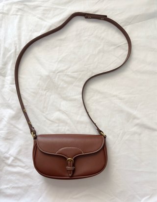 Bolso baguette/bandolera Mango marrón