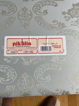Base Cama Pikolin 135x182 Como Nueva