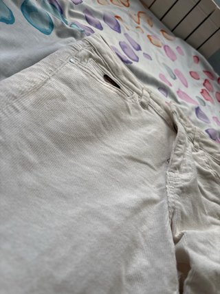 Pantalones pana beige Easy Wear