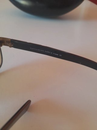 Gafas de sol Purificación Garcia doradas y marrone