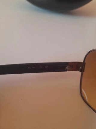 Gafas de sol Purificación Garcia doradas y marrone