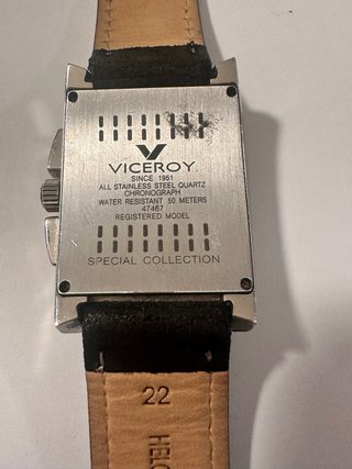 Reloj Viceroy Cronógrafo Negro y Rojo 47467