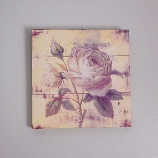 2 Cuadros Decorativos Flores Vintage