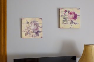 2 Cuadros Decorativos Flores Vintage