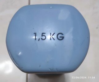 Mancuernas engomadas grises