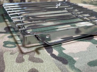 Parrilla de metal plegable