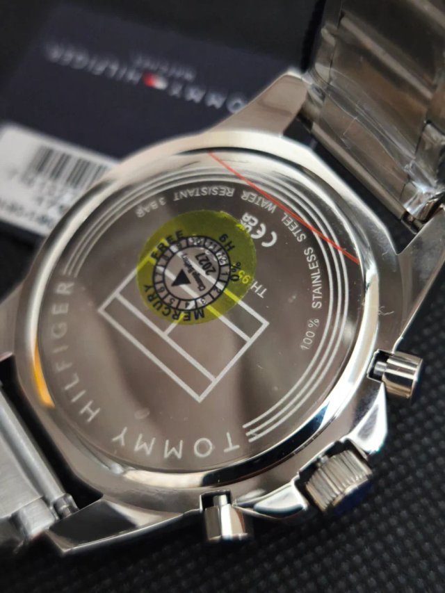 Reloj Tommy Hilfiger Hombre Azul y Dorado