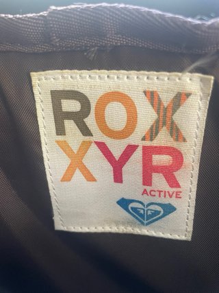 Maletín Roxy floral marrón