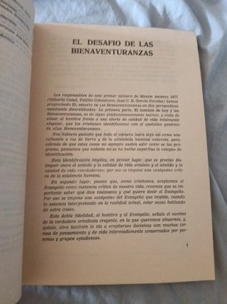El desafio d las bienaventuranzas