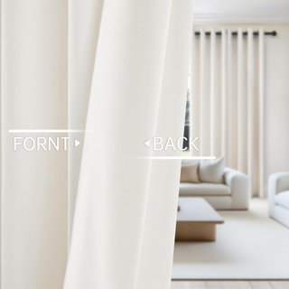 Tende Topfinel bianco avorio