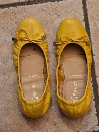 Pascucci Ballerine Pelle Giallo Senape 36