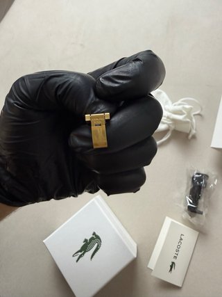 Pulsera Lacoste Hombre Dorada