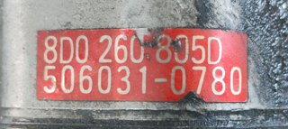 COMPRESOR AIRE ACONDICIONADO AUDI A4 BERLINA (B5)