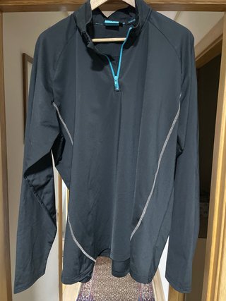 Sudadera BMW Negra Media Cremallera