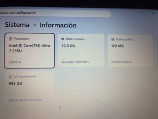 Portátil HP gris