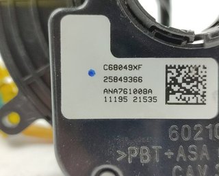 Chevrolet 2397640 anillo airbag 22914039 orlando