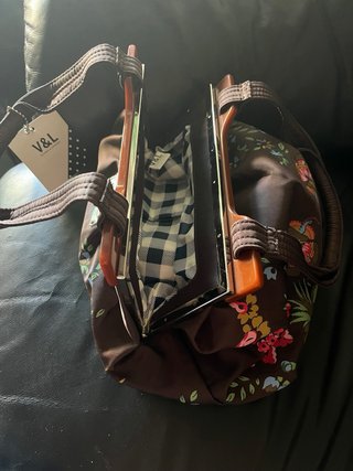 Bolso Victorio & Lucchino Marrón Multicolor