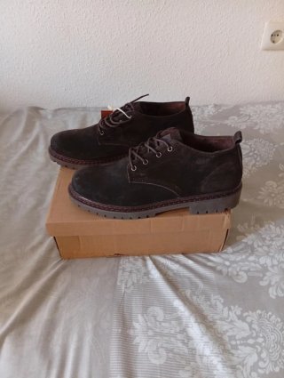 Botines piel nobuk marrones *nuevos*