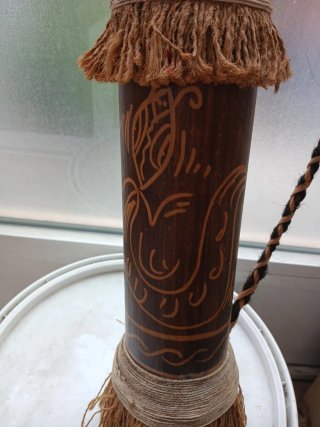 Timbal Africano.55 cms de alto.Artesanal.