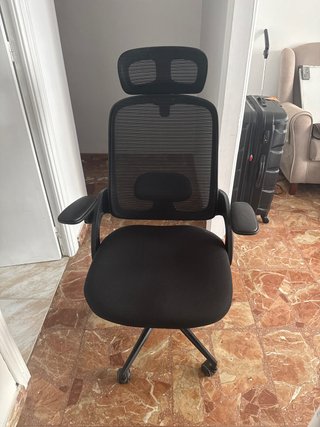 Silla de Oficina Ergonómica Negra