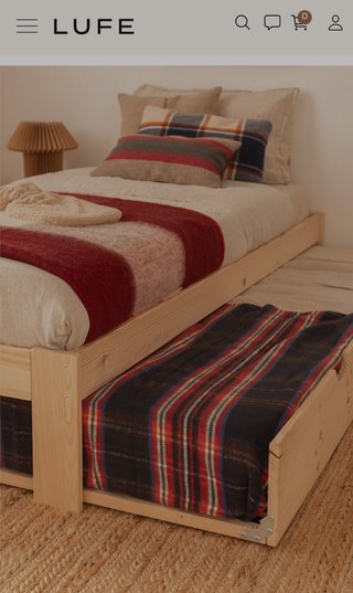 Cama nido 180x80cm LUFE madera