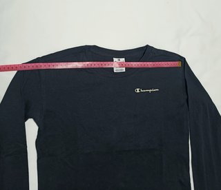 Camiseta Manga Larga Champion Negra – Talla S