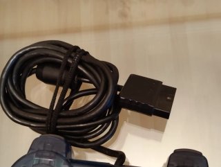 Mando u control SONY PS2 azul transparente