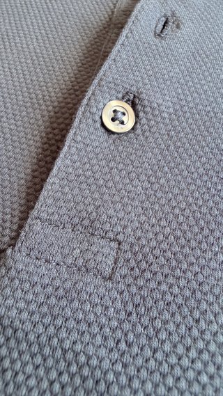 Polo H&M Premium Cotton (Talla XL) - Azul marino