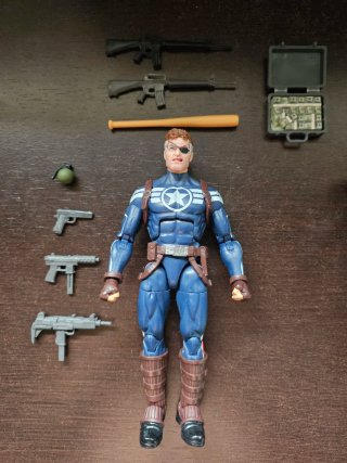 Marvel Legends pack Nick Fury & Silver Samurai