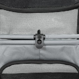 Carrito Perro 3 Ruedas Plegable Ventanas