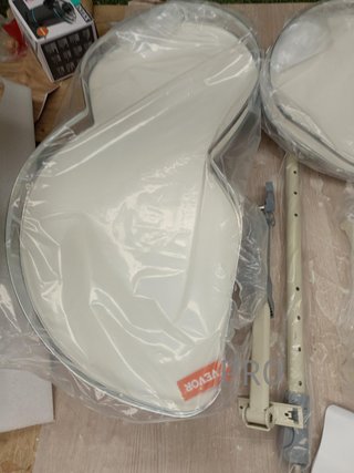 VEVOR Armadio ad Angolo con Cerniere Pieghevoli a Sinistra, Organizzatore Estraibile per Armadi con Cerniere, Vassoio Pieghevole a 2 Livelli con Altezza Regolabile, a Sinistra, 850 x 490 x 780 mm