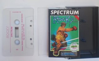 Juego Spectrum ZX Rocky - Dinamic