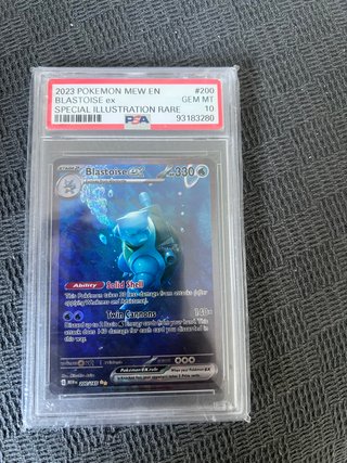 Carta Pokémon Blastoise EX Special Illustrati leer