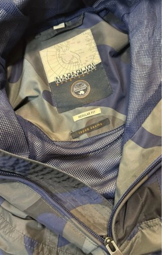 Chaqueta Napapijri Camuflaje Azul/Gris