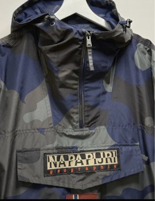 Chaqueta Napapijri Camuflaje Azul/Gris