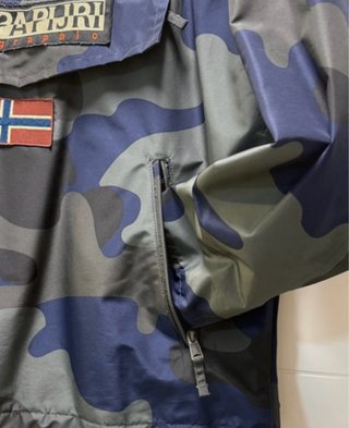 Chaqueta Napapijri Camuflaje Azul/Gris