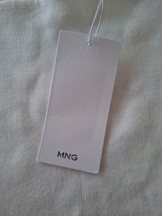 Top Mango Blanco Talla S