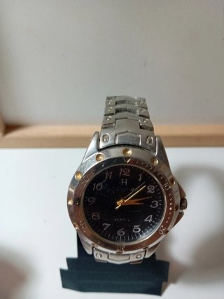 Orologio uomo Honghua acciaio nero/argento