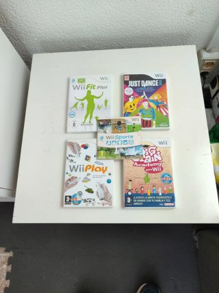 Pack 4 Juegos Wii: Just Dance, Wii Fit Plus, Wii P
