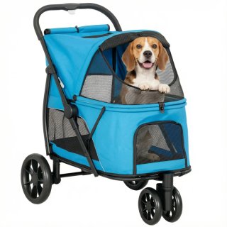 Carrito Perros 3 Ruedas Plegable