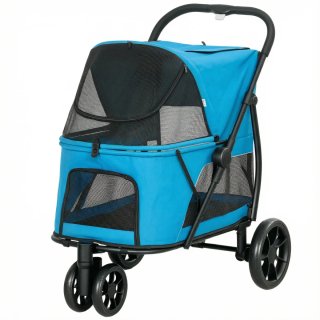 Carrito Perros 3 Ruedas Plegable
