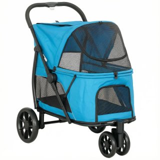 Carrito Perros 3 Ruedas Plegable