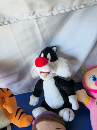 Lotto Misto di 4 Peluche