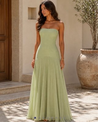 Vestido verde invitada boda