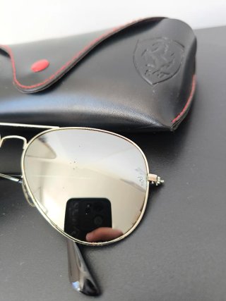 Gafas Ray-Ban Aviator Plata x Ferrari