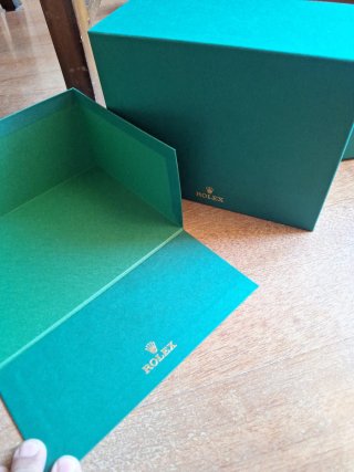 Caja Rolex verde