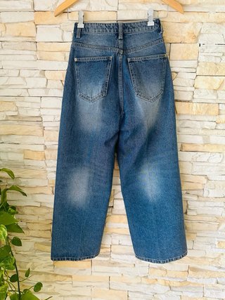 Jeans anchos cropped t.32 XS