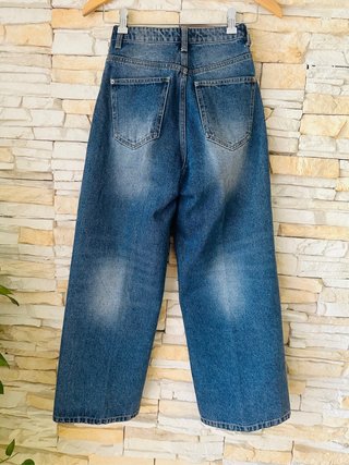 Jeans anchos cropped t.32 XS