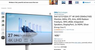 Monitor Dell sin abrir