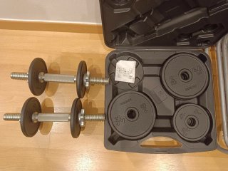 Maletín de pesas Decathlon 20 kg